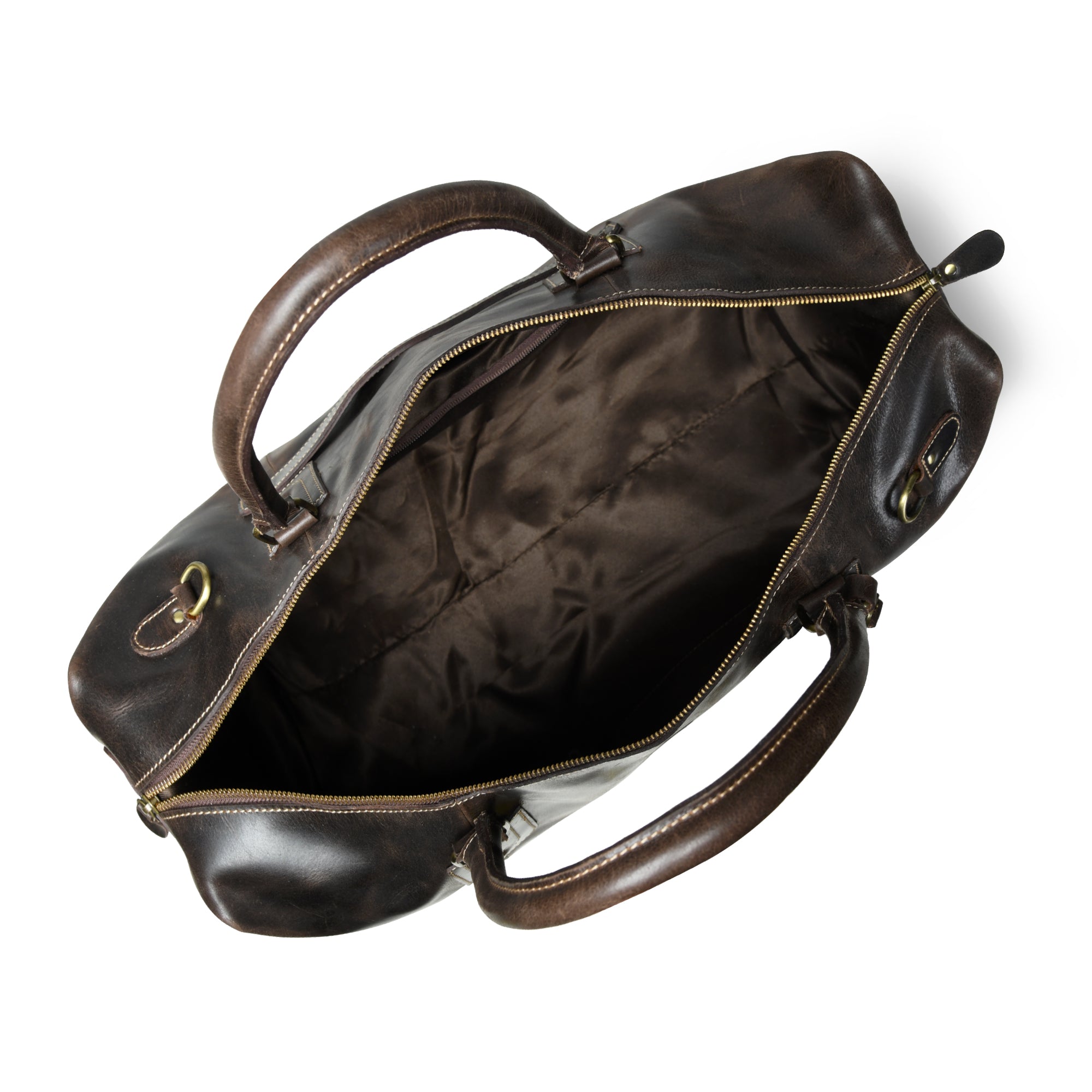 The Regent Voyager – Vintage Leather Travel Duffle - Tan Colour